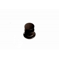 KNOP ORKNEY | MESSING Ø31MM DONKER BRONS INCLUSIEF. RONDE ONDERPLAAT