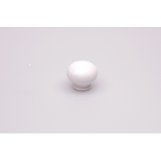 porseleinpaddestoel knop wit rond 35mm