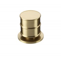 KNOP ORKNEY | MESSING Ø31MM MAT MESSING INCLUSIEF. RONDE ONDERPLAAT