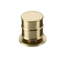 KNOP ORKNEY | MESSING Ø31MM MAT MESSING INCLUSIEF. RONDE ONDERPLAAT